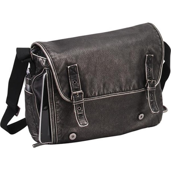 Preferred Nation Preferred Nation P2576 BLK The Mason Messenger - Black P2576 BLK - main